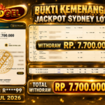 BUKTI WITHDRAW LILINTOGEL KEMENANGAN JACKPOT DI SYDNEY LOTTO 31 Juli 2026