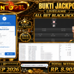 BUKTI WITHDRAW LILINTOGEL KEMENANGAN JACKPOT DI ALL BET BLACKJACK 01 Sep 2026